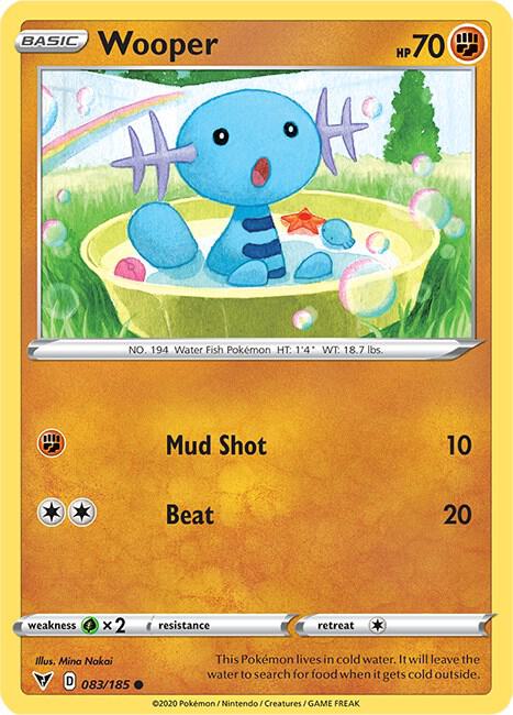 Wooper 083/185 (SWSH04: Vivid Voltage) 