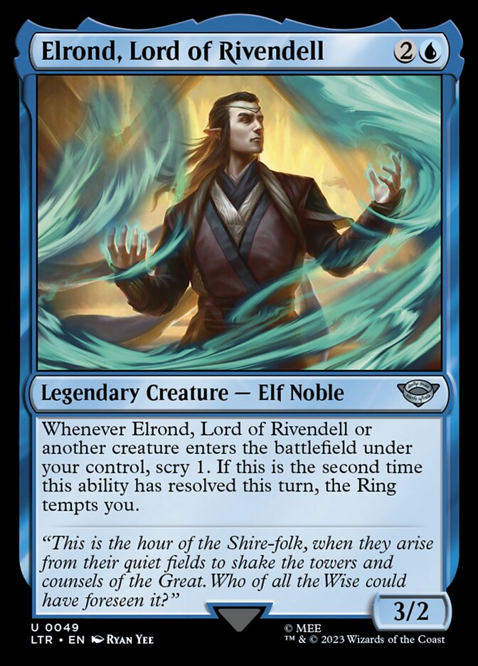 Elrond, Lord of Rivendell 49 (Universes Beyond: The Lord of the Rings: Tales of Middle-earth) 