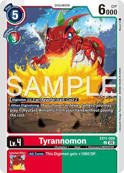 Tyrannomon EX11-009 U (Dawn of Liberator) 
