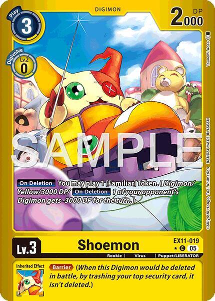 Shoemon Limited Foil EX11-019 C (Dawn of Liberator)  - Foil