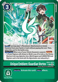 Unique Emblem Guardian Vortex Limited Foil EX11-072 C (Dawn of Liberator)  - Foil