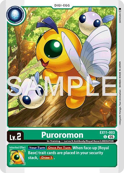 Puroromon EX11-003 C (Dawn of Liberator) 