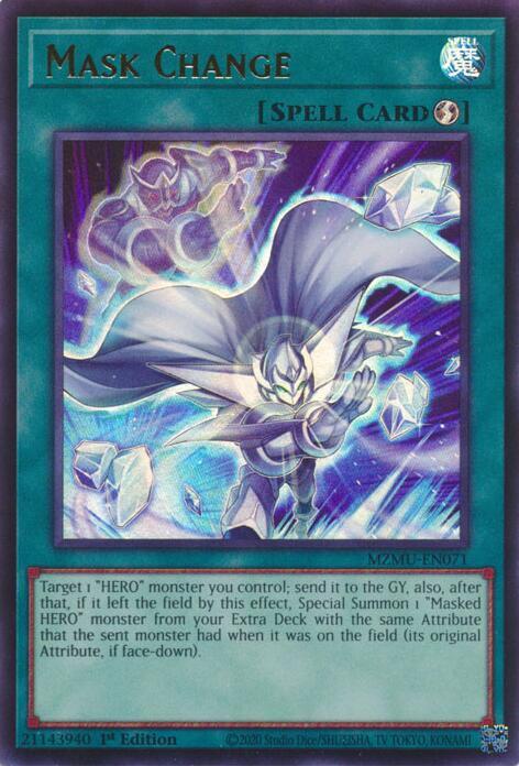 Mask Change MZMU-EN071 (Maze of Muertos)  - 1st Edition