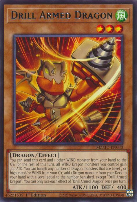 Drill Armed Dragon MZMU-EN030 (Maze of Muertos)  - 1st Edition