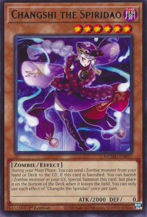 Changshi the Spiridao MZMU-EN097 (Maze of Muertos)  - 1st Edition