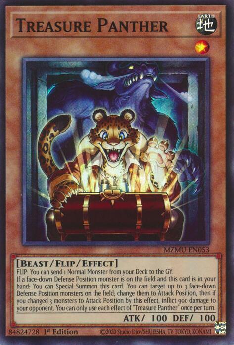 Treasure Panther MZMU-EN053 (Maze of Muertos)  - 1st Edition