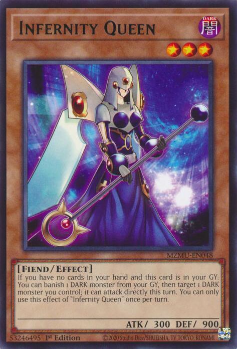 Infernity Queen MZMU-EN048 (Maze of Muertos)  - 1st Edition