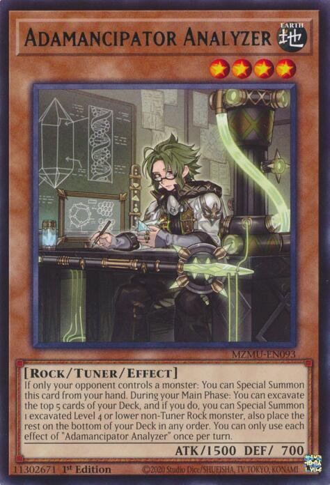 Adamancipator Analyzer MZMU-EN093 (Maze of Muertos)  - 1st Edition