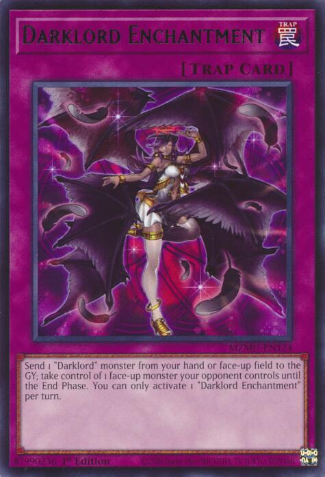 Darklord Enchantment MZMU-EN124 (Maze of Muertos)  - 1st Edition