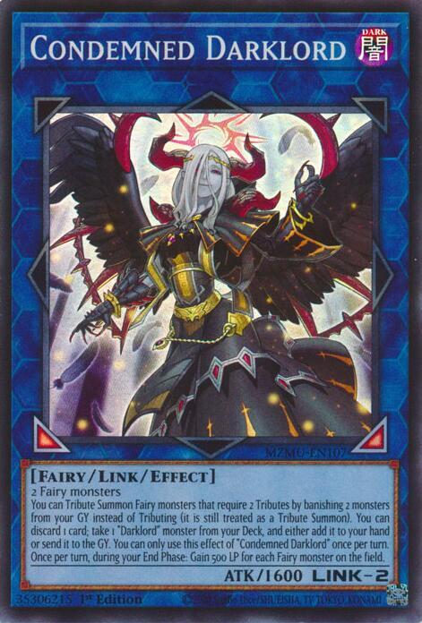 Condemned Darklord MZMU-EN107 (Maze of Muertos)  - 1st Edition