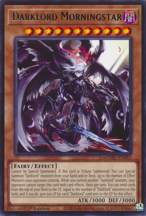 Darklord Morningstar MZMU-EN083 (Maze of Muertos)  - 1st Edition
