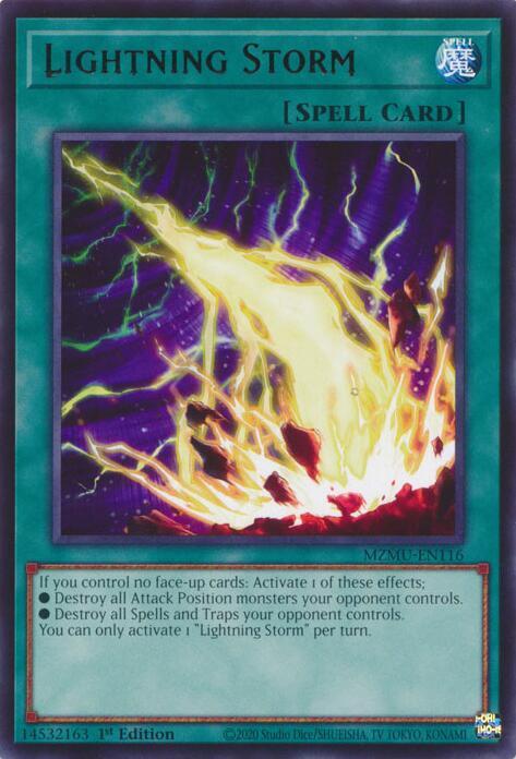 Lightning Storm MZMU-EN116 (Maze of Muertos)  - 1st Edition