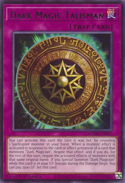 Dark Magic Talisman MZMU-EN057 (Maze of Muertos)  - 1st Edition