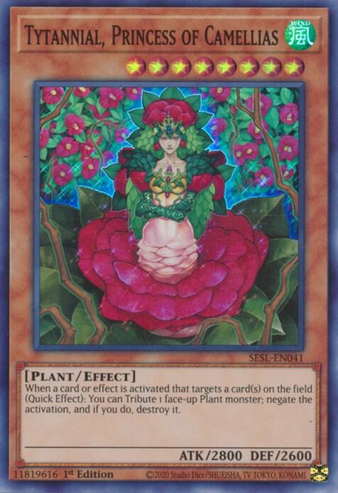Tytannial Princess of Camellias SESL-EN041 (Secret Slayers)  - 1st Edition