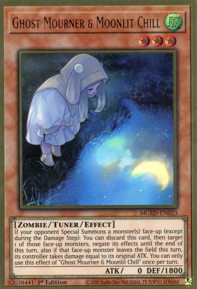 Ghost Mourner and Moonlit Chill Alternate Art MGED-EN023 (Maximum Gold: El Dorado)  - 1st Edition