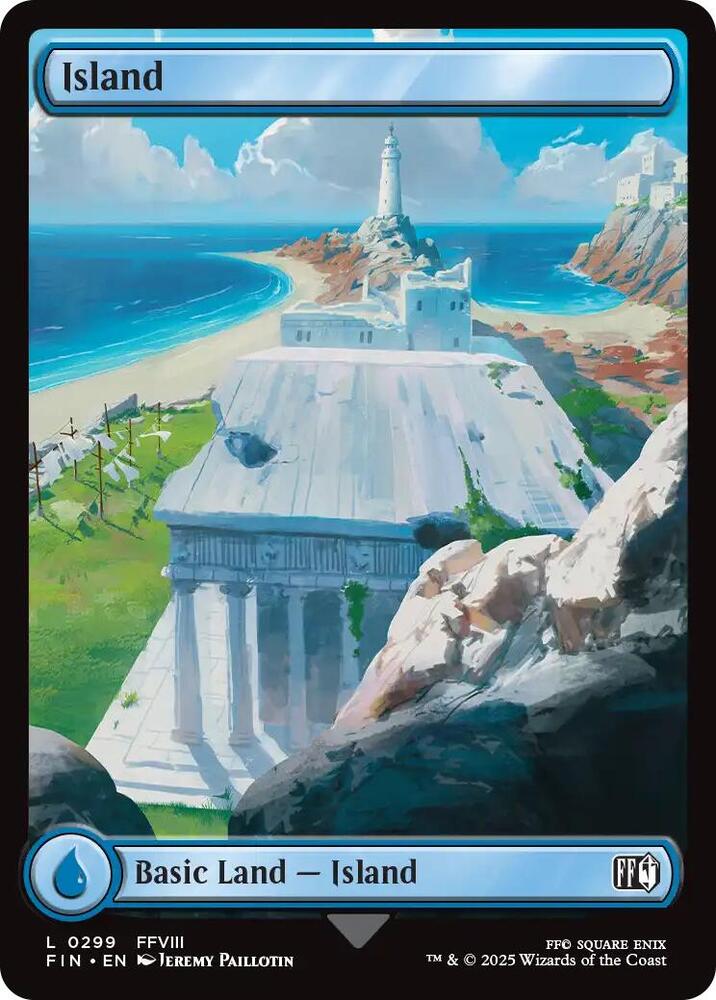 Island 299 (FINAL FANTASY)  - Full Art Foil