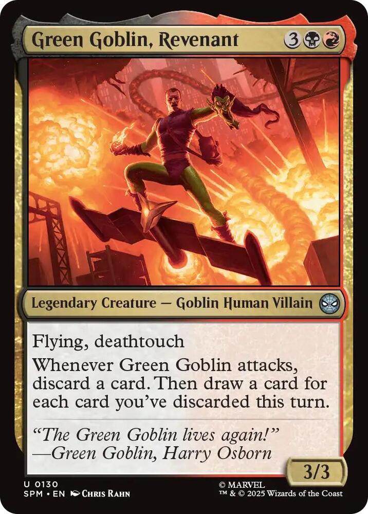 Green Goblin, Revenant 130/198 (Marvel's Spider-Man) 