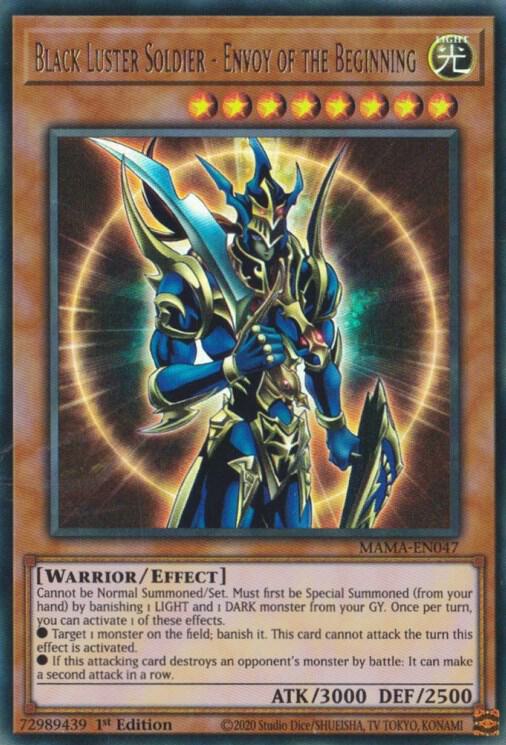 Black Luster Soldier - Envoy of the Beginning MAMA-EN047 (Magnificent Mavens)  - 1st Edition