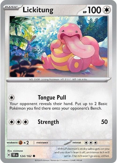 Lickitung 124/162 (SV05: Temporal Forces) 