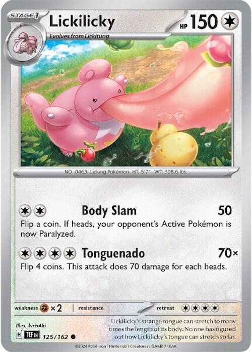Lickilicky 125/162 (SV05: Temporal Forces) 