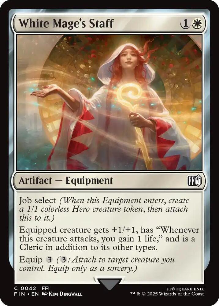 White Mage's Staff 42/309 (FINAL FANTASY)  - Foil