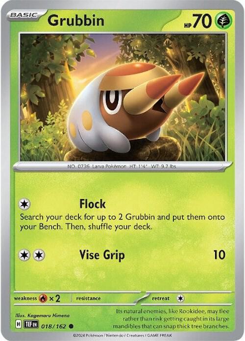 Grubbin 018/162 (SV05: Temporal Forces) 