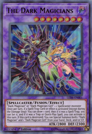 The Dark Magicians (LED6-EN001) - Ultra Rare - Unlimited - Legendary Duelists: Magical Hero