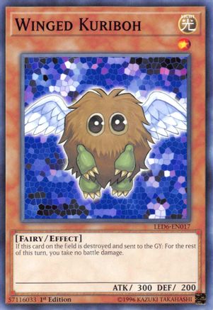 Winged Kuriboh (LED6-EN017) - Common - Unlimited - Legendary Duelists: Magical Hero