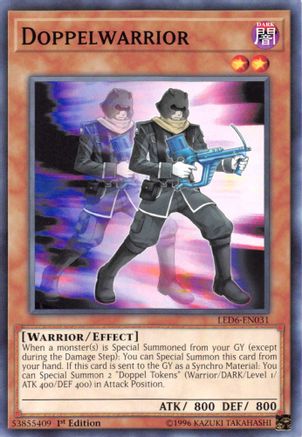 Doppelwarrior (LED6-EN031) - Common - Unlimited - Legendary Duelists: Magical Hero