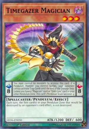 Timegazer Magician (LED6-EN050) - Common - Legendary Duelists: Magical Hero