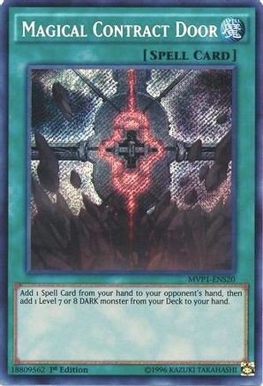 Magical Contract Door (MVP1-ENS20) - Secret Rare - The Dark Side of Dimensions Movie Pack: Secret Edition