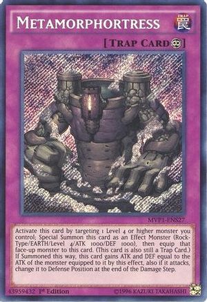 Metamorphortress (MVP1-ENS27) - Secret Rare - The Dark Side of Dimensions Movie Pack: Secret Edition