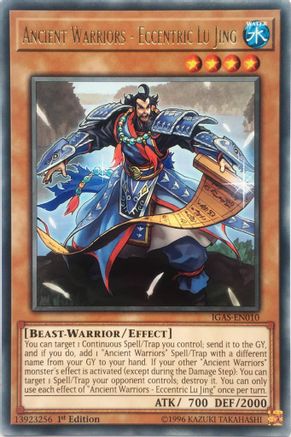 Ancient Warriors - Eccentric Lu Jing (IGAS-EN010) - Rare - Ignition Assault