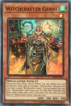 Witchcrafter Genni (IGAS-EN021) - Super Rare - Unlimited - Ignition Assault