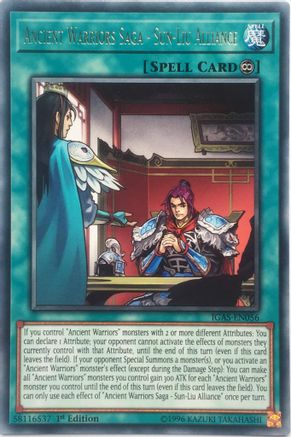 Ancient Warriors Saga - Sun-Liu Alliance (IGAS-EN056) - Rare - Ignition Assault