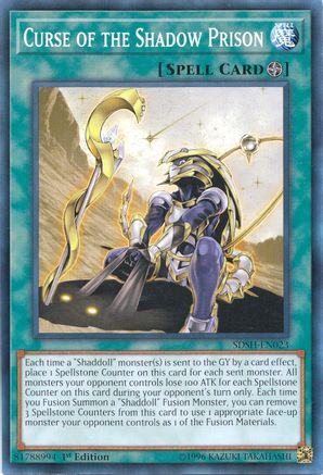 Curse of the Shadow Prison (SDSH-EN023) - Common - Structure Deck: Shaddoll Showdown