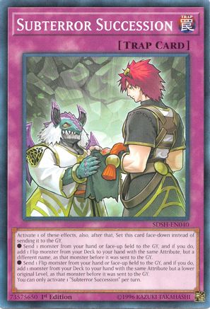 Subterror Succession (SDSH-EN040) - Common - Structure Deck: Shaddoll Showdown