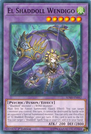 El Shaddoll Wendigo (SDSH-EN042) - Common - Structure Deck: Shaddoll Showdown