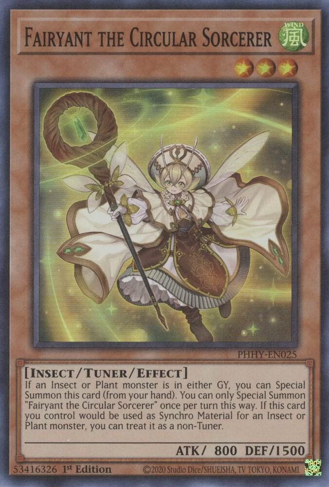 Fairyant the Circular Sorcerer PHHY-EN025 (Photon Hypernova)  - 1st Edition