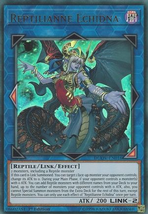 Reptilianne Echidna (DUOV-EN016) - Ultra Rare - Duel Overload