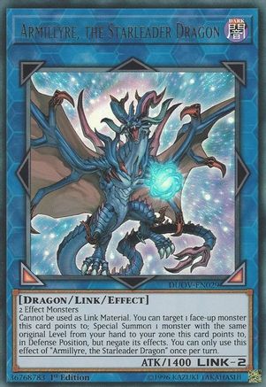 Armillyre, the Starleader Dragon (DUOV-EN029) - Ultra Rare - 1st Edition - Duel Overload