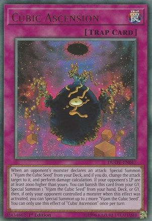 Cubic Ascension (DUOV-EN047) - Ultra Rare - 1st Edition - Duel Overload