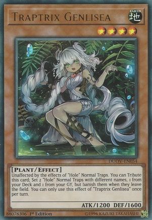 Traptrix Genlisea (DUOV-EN054) - Ultra Rare - 1st Edition - Duel Overload