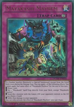 Mayakashi Mayhem (DUOV-EN056) - Ultra Rare - 1st Edition - Duel Overload
