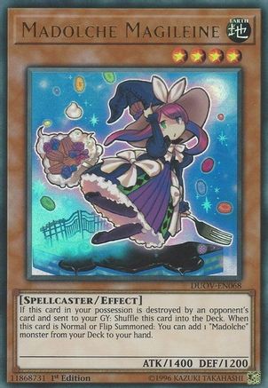 Madolche Magileine (DUOV-EN068) - Ultra Rare - 1st Edition - Duel Overload