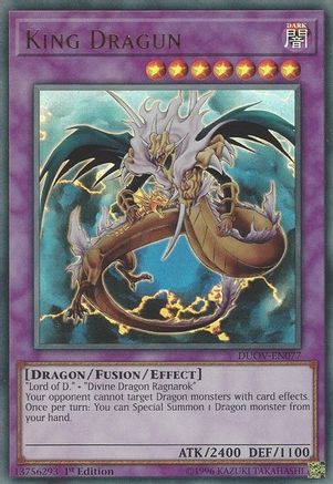 King Dragun (DUOV-EN077) - Ultra Rare - 1st Edition - Duel Overload