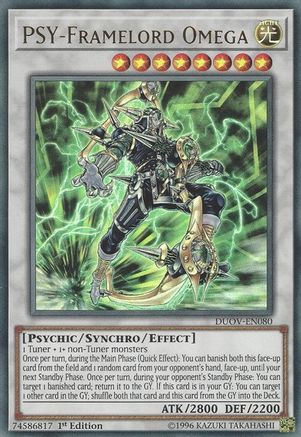 PSY-Framelord Omega (DUOV-EN080) - Ultra Rare - 1st Edition - Duel Overload
