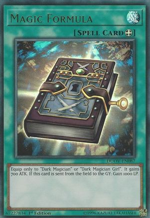 Magic Formula (DUOV-EN087) - Ultra Rare - 1st Edition - Duel Overload