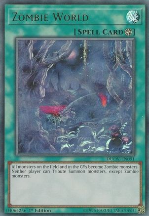 Zombie World (DUOV-EN091) - Ultra Rare - 1st Edition - Duel Overload