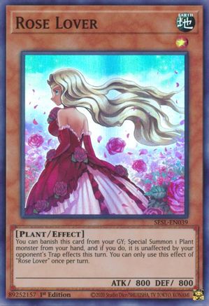 Rose Lover (SESL-EN039) - Super Rare - 1st Edition - Secret Slayers